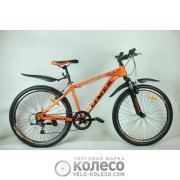 Велосипед 26" GENERAL 6,0 STEEL (7 sp) рама 16" чорно-жовтогарячий