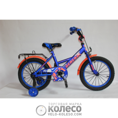 Велосипед 16" blue GENERAL Велосипед 16" blue GENERAL