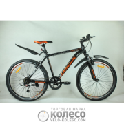 Велосипед 26" GENERAL 6,0 STEEL (7 sp) рама 19" оранжево-чорний