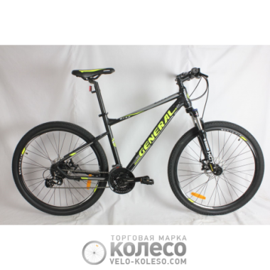 Велосипед 27,5" GENERAL 11,0 ALLOY (24 sp) рама 18" жовто-чорний Велосипед 27,5" GENERAL 11,0 ALLOY (24 sp) рама 18" жовто-чорний