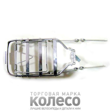 Багажник 28" посилений, кручений (хромований) Багажник 28" посилений, кручений (хромований)