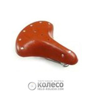 Сідло 28" червоне шкіряне