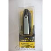 Фара Spelli SFL-116-1W, текутної форми., LED кристал, з кріпленням, Колір Чорно-сірий